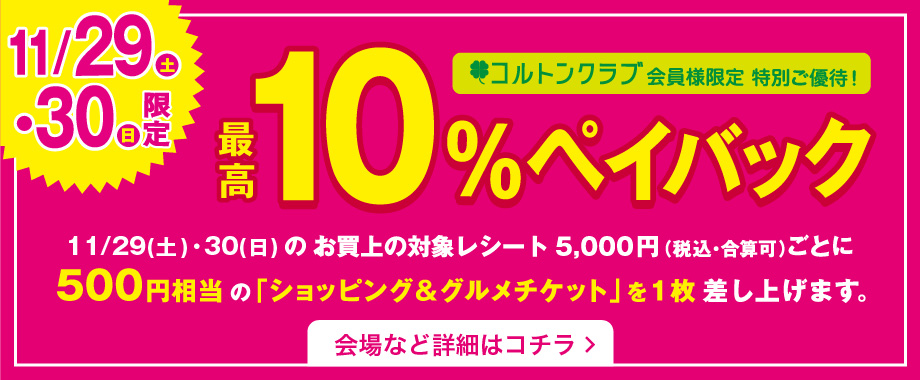 10％ペイバック