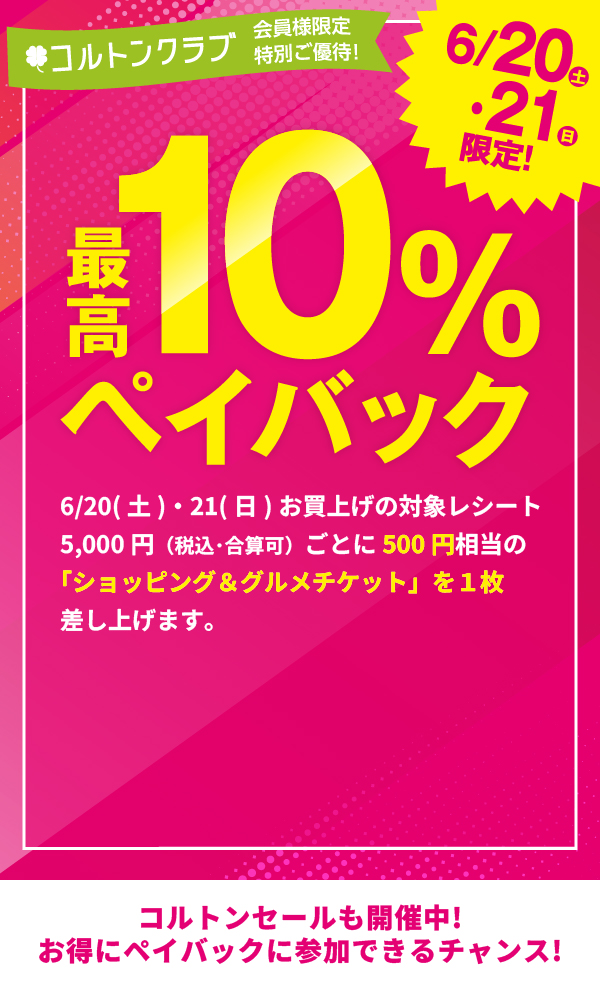 10％ペイバック