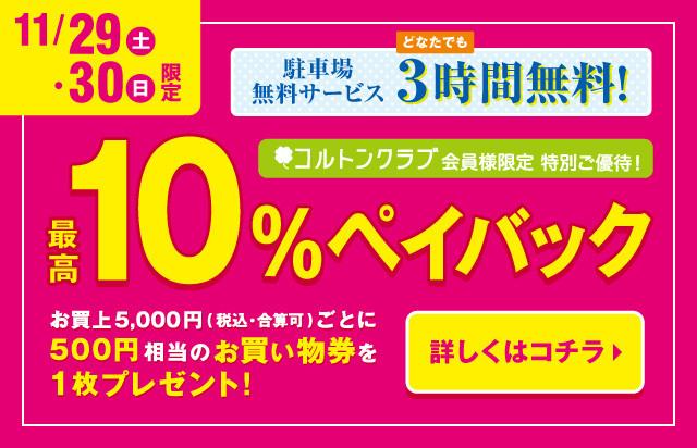 10％ペイバック