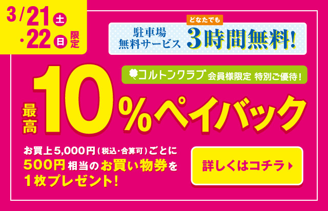 10％ペイバック